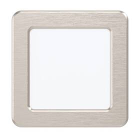 Vestavné svítidlo Eglo Fueva 5, čtverec, 11,7 cm, neutrální bílá (99183) kovové