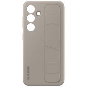 Kryt na mobil Samsung Silicone Grip s poutkem na Galaxy S24 (EF-GS921CUEGWW) béžový
