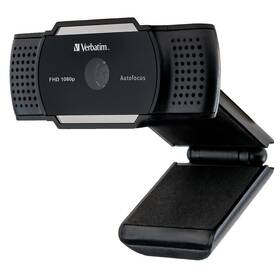 Webkamera Verbatim AWC-01, Full HD černá - rozbaleno - 24 měsíců záruka