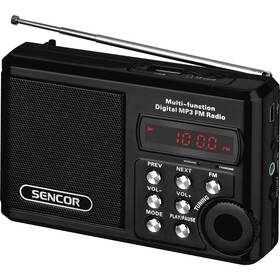Radiopřijímač Sencor SRD 215 B černá barva

