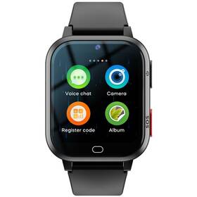Chytré hodinky Carneo SeniorSafe+ 4G černá barva
