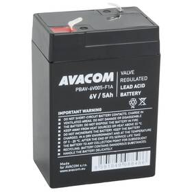Olověný akumulátor Avacom 6V 5Ah F1 (PBAV-6V005-F1A)