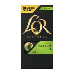 Kapsle pro espressa L'or Lungo Elegante 10 ks