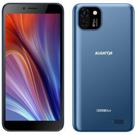 Mobilní telefon Aligator S5550 Duo (AS5550BE) modrý