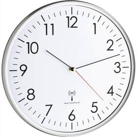 Nástěnné hodiny TFA 60.3514 stříbrné
