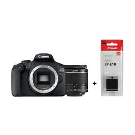 Digitální fotoaparát Canon EOS 2000D + 18-55 IS II + LP-E10 (2728C010AA) černý