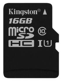 Paměťová karta Kingston Canvas Select MicroSDHC 16GB UHS-I U1 (80R/10W) (SDCS/16GBSP)