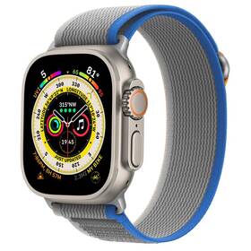 Řemínek CubeNest Trail Loop na Apple Watch 42/44/45/Ultra 49 mm (B02N2L01) šedý/modrý