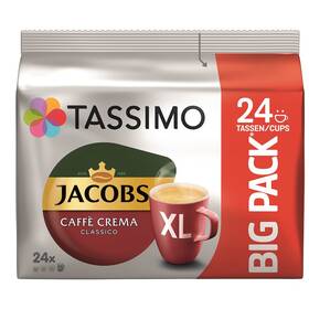 Kapsle pro espressa Tassimo Jacobs Caffè Crema Classico XL 24 cups