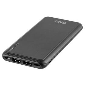 Powerbank GND 10000 mAh, USB-C, Lightning (PB100001B) černá - zánovní - 24 měsíců záruka