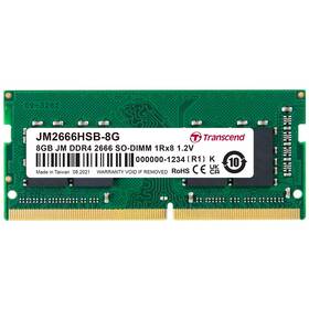 Paměťový modul SODIMM Transcend JetRam DDR4 8GB 2666MHz CL19 1Rx8 (JM2666HSB-8G)