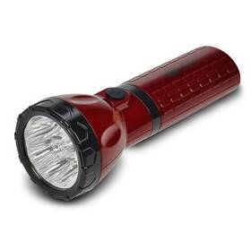 Svítilna Solight nabíjecí, 9x LED, červeno/černá (WN10) černá/červená