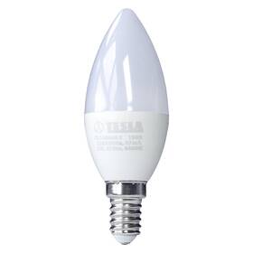 Žárovka LED Tesla svíčka, E14, 6W, denní bílá (CL140640-1)
