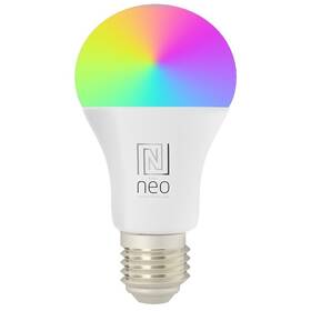 Chytrá žárovka IMMAX NEO SMART LED E27 11W RGB+CCT barevná a bílá, stmívatelná, Zigbee, TUYA (07743L)