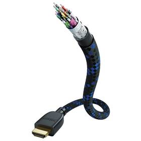 Kabel InAkustik Premium II, HDMI 2.1 Ultra High Speed, délka 3m (00423530) černý/modrý