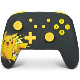 Gamepad PowerA Wireless pro Nintendo Switch  - Pikachu Ecstatic - zánovní - 12 měsíců záruka