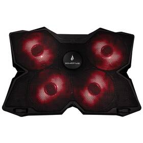 Chladící podložka pro NTB SureFire Bora Gaming do 17" černá barva
