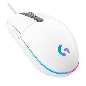 Myš Logitech G102 Lightsync bílá barva
