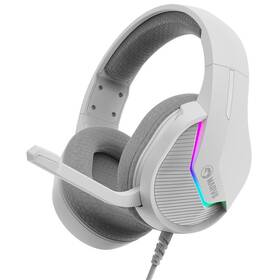 Headset Marvo H8618, USB 2.0 (H8618 WH) bílý