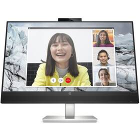 Monitor HP M27 Webcam (459J9AA#ABB) stříbrný