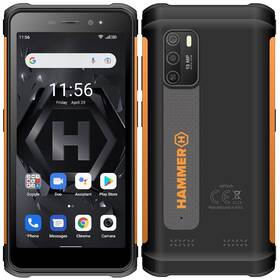 Mobilní telefon myPhone Hammer Iron 4 (TELMYAHIRON4LOR) oranžový