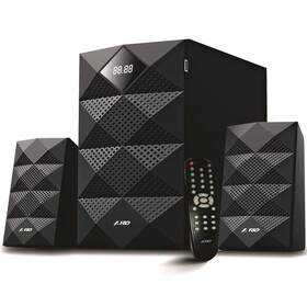 Reproduktory Fenda F&D A180X 2.1, bluetooth, rádio, USB, dálkové ovládání černá barva
