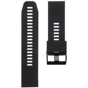 Řemínek Tactical QuickFit (26 mm), silikonový na Garmin Fenix 5X/6X/7X/8 černá barva
