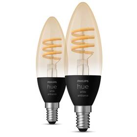 Chytrá žárovka Philips Hue svíčka E14, 4,6W White Ambiance, 2ks (929003145202)
