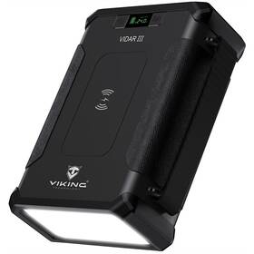 Powerbank Viking VIDAR III, 96000 mAh, bezdrátové nabíjení (VIDARIII) černá