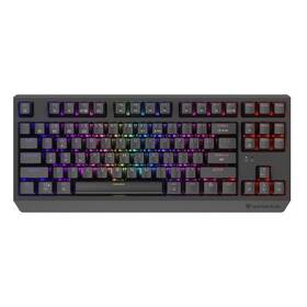 Klávesnice Genesis THOR 230, TKL, RGB, Outemu Panda, bezdrátová, US layout černá barva
