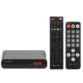 Set-top box GoGEN DVB 143 T2 SENIOR černý - zánovní - 12 měsíců záruka