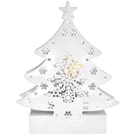 LED dekorace Solight kovový vánoční stromek, 2x AA (1V218) - rozbaleno - 24 měsíců záruka