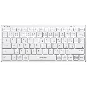 Klávesnice A4Tech FBX51C, CZ/SK layout bílá barva
