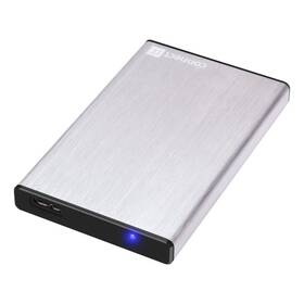 Box na HDD Connect IT CI-1045, 2,5" SATA, USB 3.0 stříbrná barva
