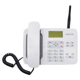 Domácí telefon Aligator T100 (stolní) (AT100W) bílý