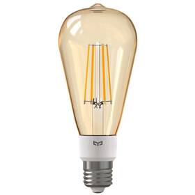 Chytrá žárovka Yeelight Smart Filament ST64, E27, 6W, teplá bílá (DP231)