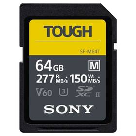 Paměťová karta Sony Tough SF-M 64GB V60 U3 UHS-II (277R/150W) (SFM64T.SYM)