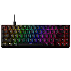 Klávesnice HyperX Alloy Origins 65 - Aqua, US Layout (56R64AA) černá - zánovní - 24 měsíců záruka