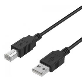 Kabel WG USB/USB-B, 1,5m (9687) černý