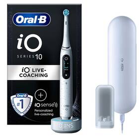 Zubní kartáček Oral-B iO Series 10 Stardust White - s kosmetickou vadou - 12 měsíců záruka