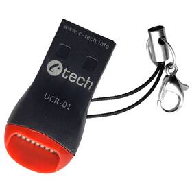 Čtečka paměťových karet C-Tech UCR-01, USB 2.0, micro SD (UCR-01)