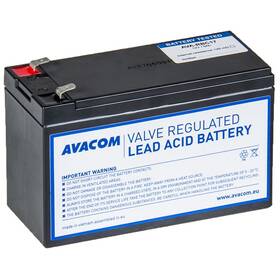 Olověný akumulátor Avacom RBC17 - náhrada za APC (AVA-RBC17) černý