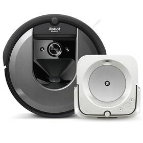 Robotický vysavač iRobot Roomba i7 / Braava jet m6 černý/bílý