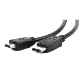 Kabel Gembird HDMI / DisplayPort, 1,8m (CC-DP-HDMI-6) černý - rozbaleno - 24 měsíců záruka