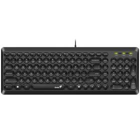 Klávesnice Genius Slimstar Q200, CZ/SK černá barva
