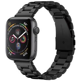 Řemínek Spigen Modern Fit na Apple Watch 42/44/45/49 mm, ocelový (062MP25403) černý