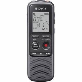 Diktafon Sony ICD-PX240 černý/šedý