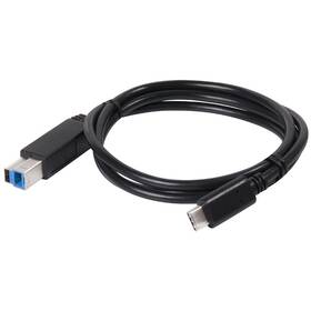 Kabel Club3D USB-C/USB-B, M/M, 1m (CAC-1524) černý