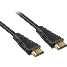 Kabel PremiumCord HDMI, pozlacený, 3m černá barva
