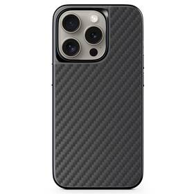 Kryt na mobil Epico Hybrid Carbon Magnetic s MagSafe na Apple iPhone 15 Pro Max (81410191300001) černý